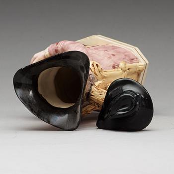 TOBY JUG, flintgods. Rörstrand, omkring 1800.