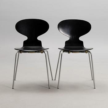 ARNE JACOBSEN, TUOLEJA, 4 kpl, "Myran", Fritz Hansen, Tanska 1971.