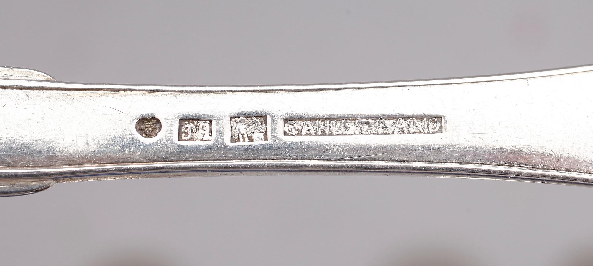 MATSKEDAR, 6 st, silver, bl a Berndt Halck, Halmstad, 1761, 1700-tal och sent 1800-tal. Totalvikt ca 350 gram.