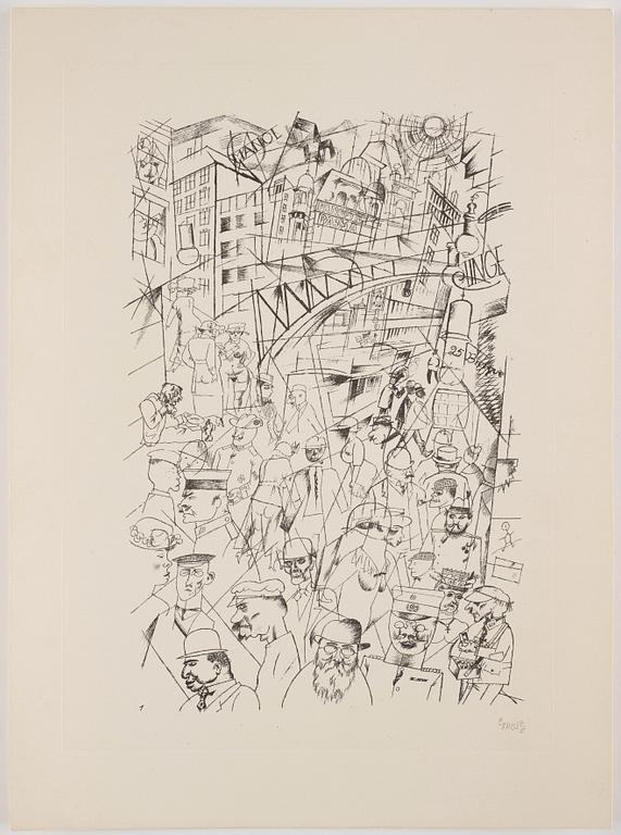 George Grosz, "Ecce Homo".