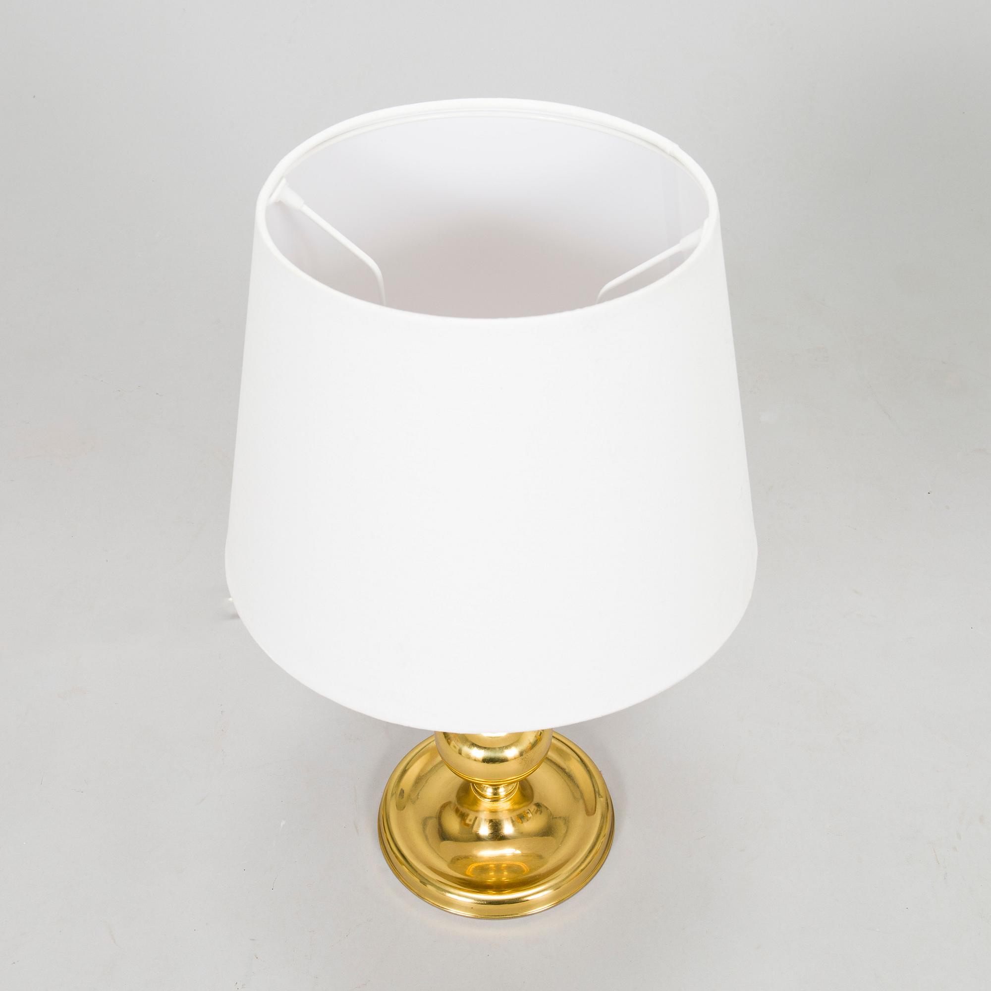 A pair of brass table lamps from NAFA, second half of the 20th Century.