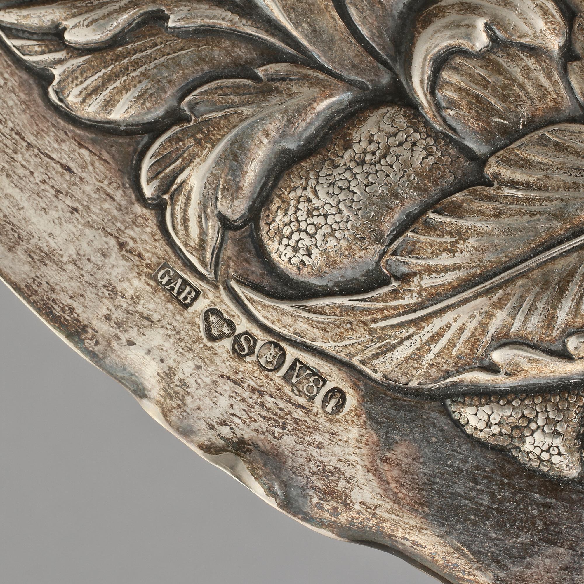 FAT, silver, GAB, Stockholm, 1947, vikt 590 g.