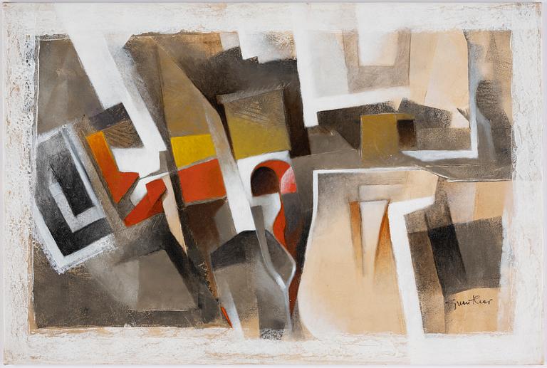 Guenther Leyen, acrylic on canvas, signed and dated 2003 on verso.