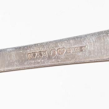 Jacob Ängman, Cutlery set, 50 pieces, silver, “Rosenholm”, GAB.