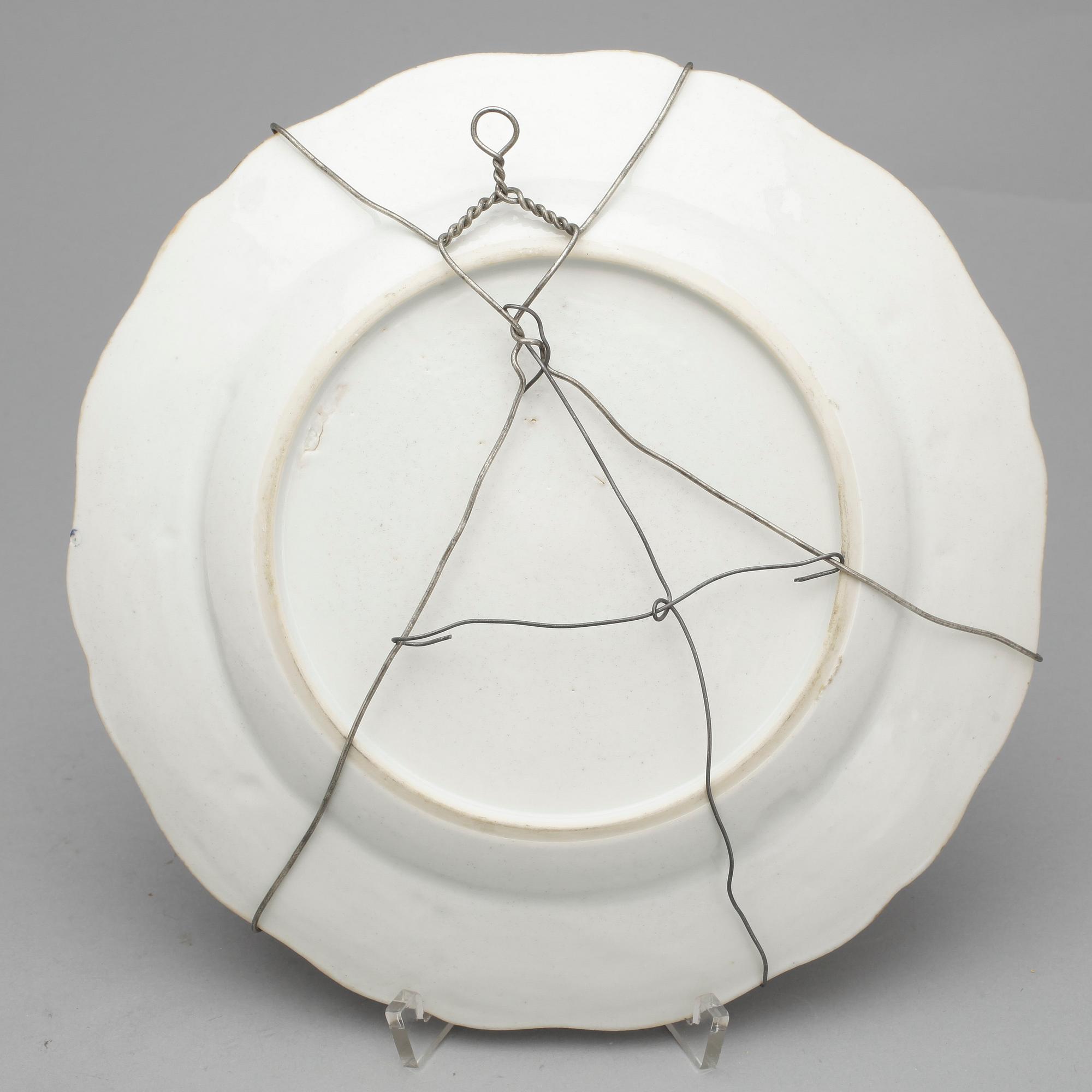 PARTI PORSLIN, 6 delar, Kina, 1700-tal.