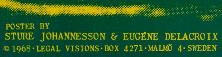STURE JOHANNESSON, efter, affisch, Museu d'Art Contemporani de Barcelona, sign.