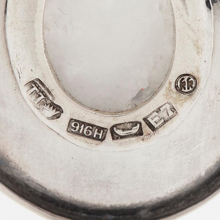 Torbjörn Tillander, a silver necklace for Kalevala Koru, 1958.