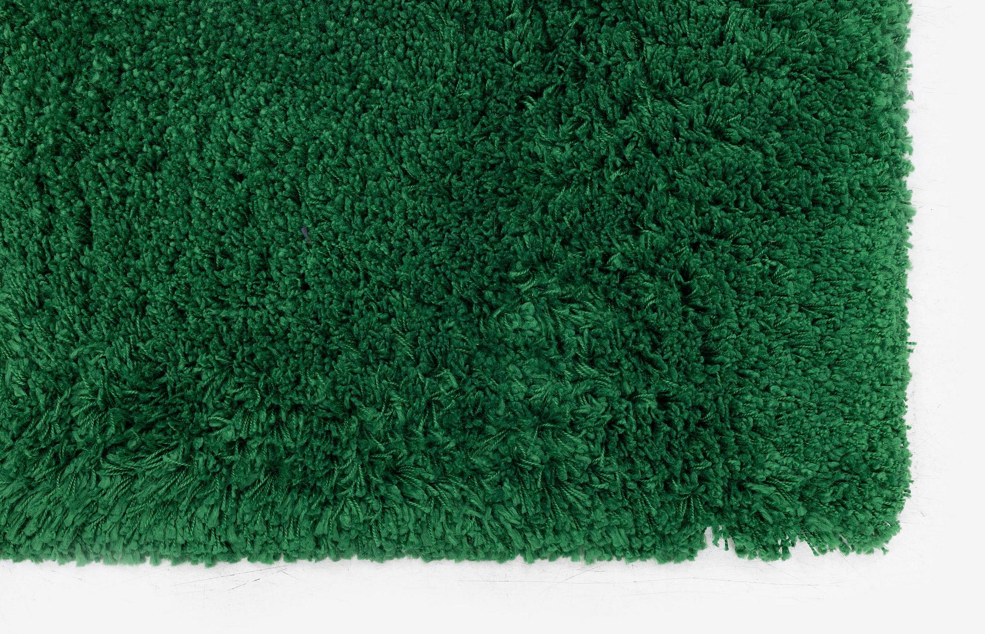 Virgil Abloh, matta, "Wet Grass", Ikea, ca 195 x 133 cm.