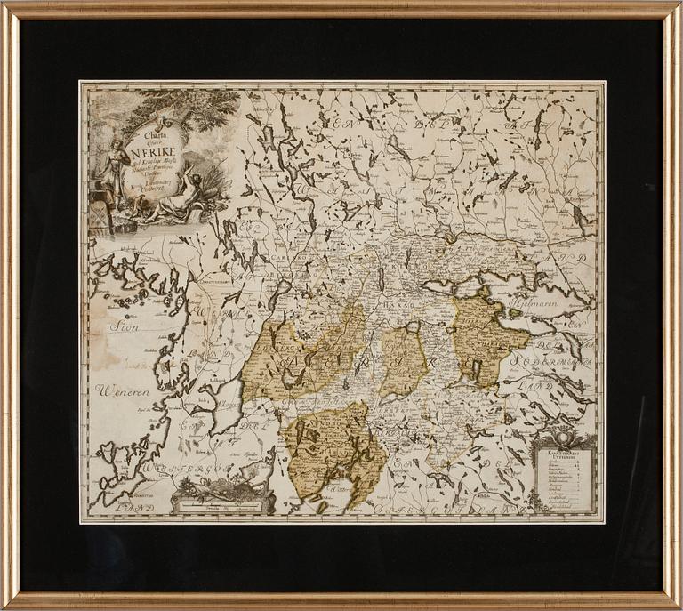 KARTA, Kungliga lantmäteriet, 1700-tal.