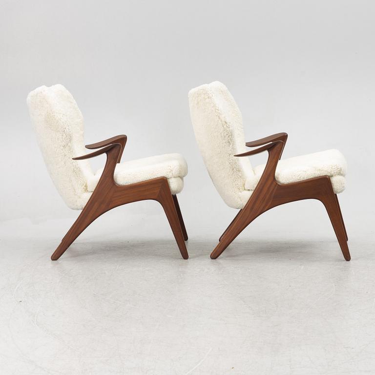 Kurt Østervig, attributed to. A pair of armchairs, Denmark.
