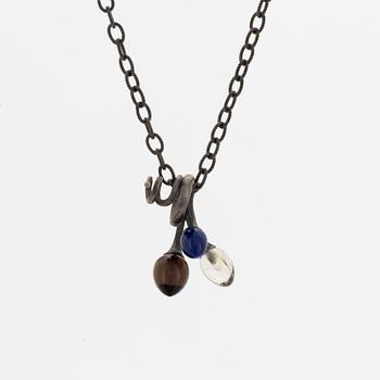 Ole Lynggaard, Charlotte Lynggaard, "Lotus" pendant, with chain, sterlingsilver.