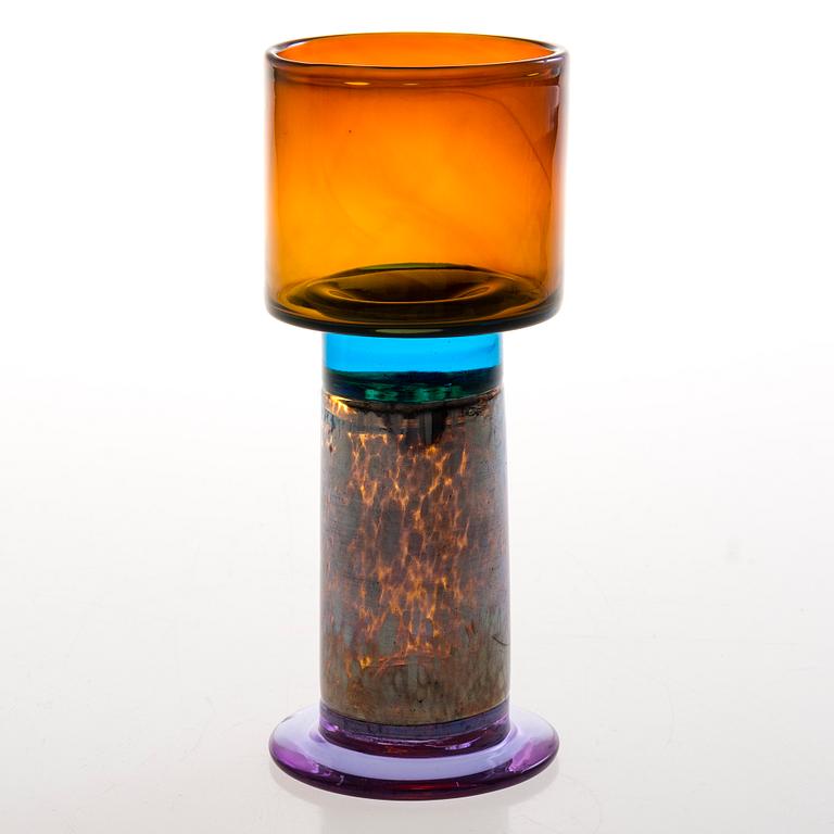 KAJ FRANCK, POKAALI, lasia, signeerattu Kaj Franck Nuutajärvi Notsjö.