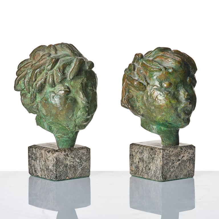 Carl Milles, Untitled (two heads).