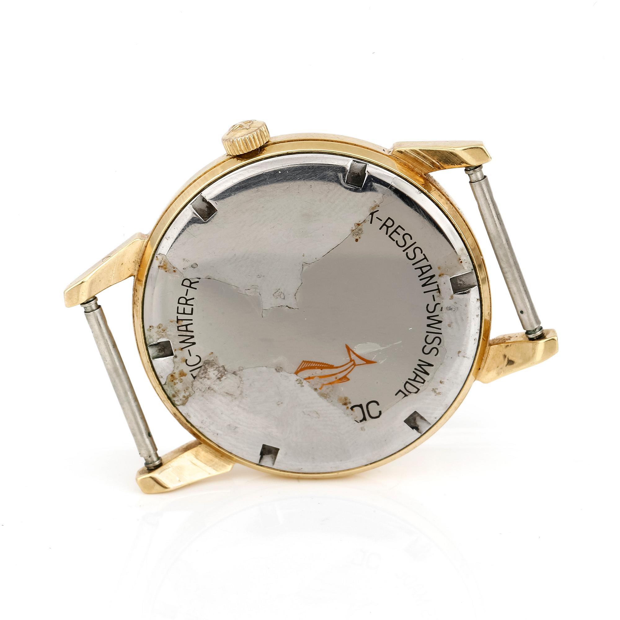 HERRARMBANDSUR "Glorious", guld och stål, Zodiac, 1960-/70-tal.