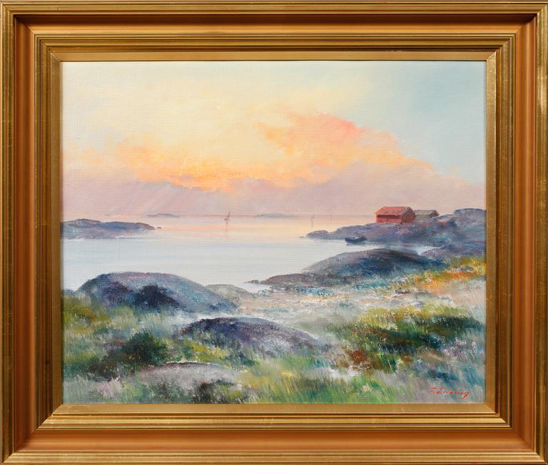 TAGE ERIKSSON, olja på duk, signerad.