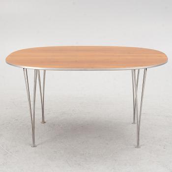 Bruno Mathsson & Piet Hein, dining table, "Superellipse", Fritz Hansen.