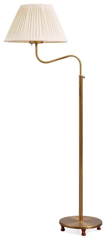 A Josef Frank brass floorlamp by Svensk tenn.