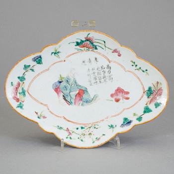 FAT, porslin, Kina, Qing dynastin, 1800-tal.