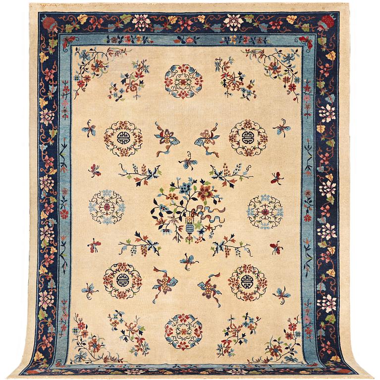 A carpet, old/semiantique, China, ca. 360 x 272 cm.