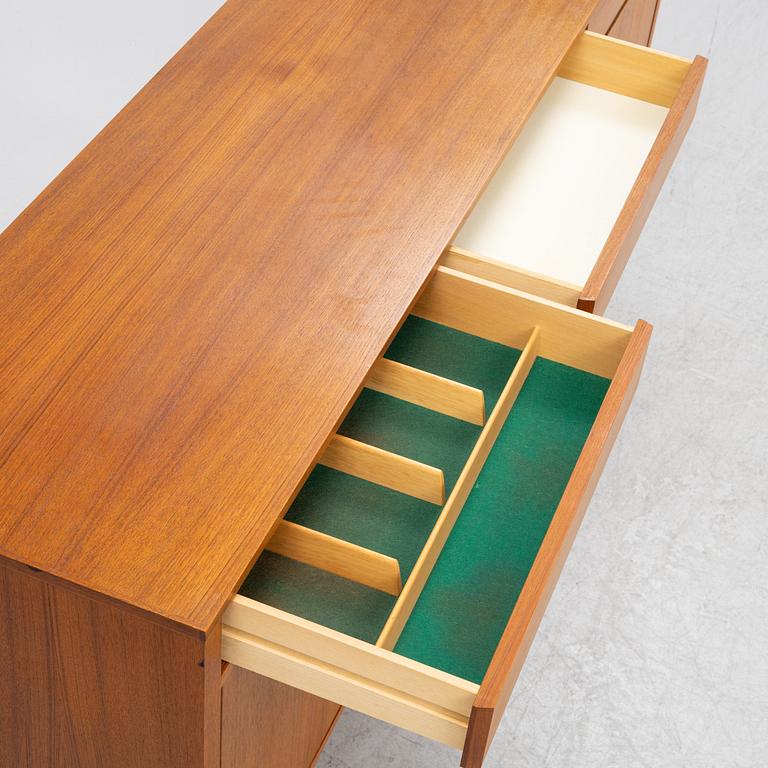 A teak veneered sideboard, 1960's.