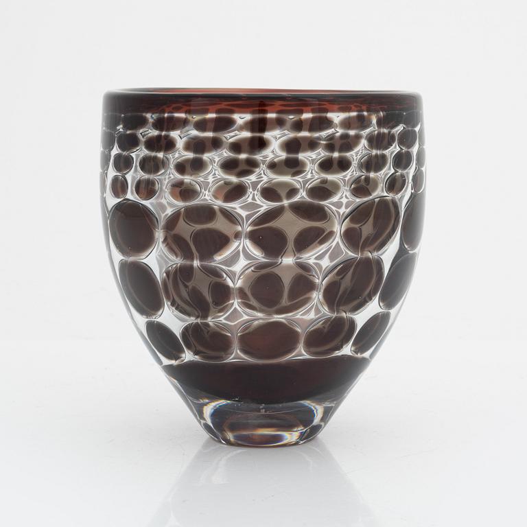 Ingeborg Lundin, vas, ariel, Orrefors 1966.