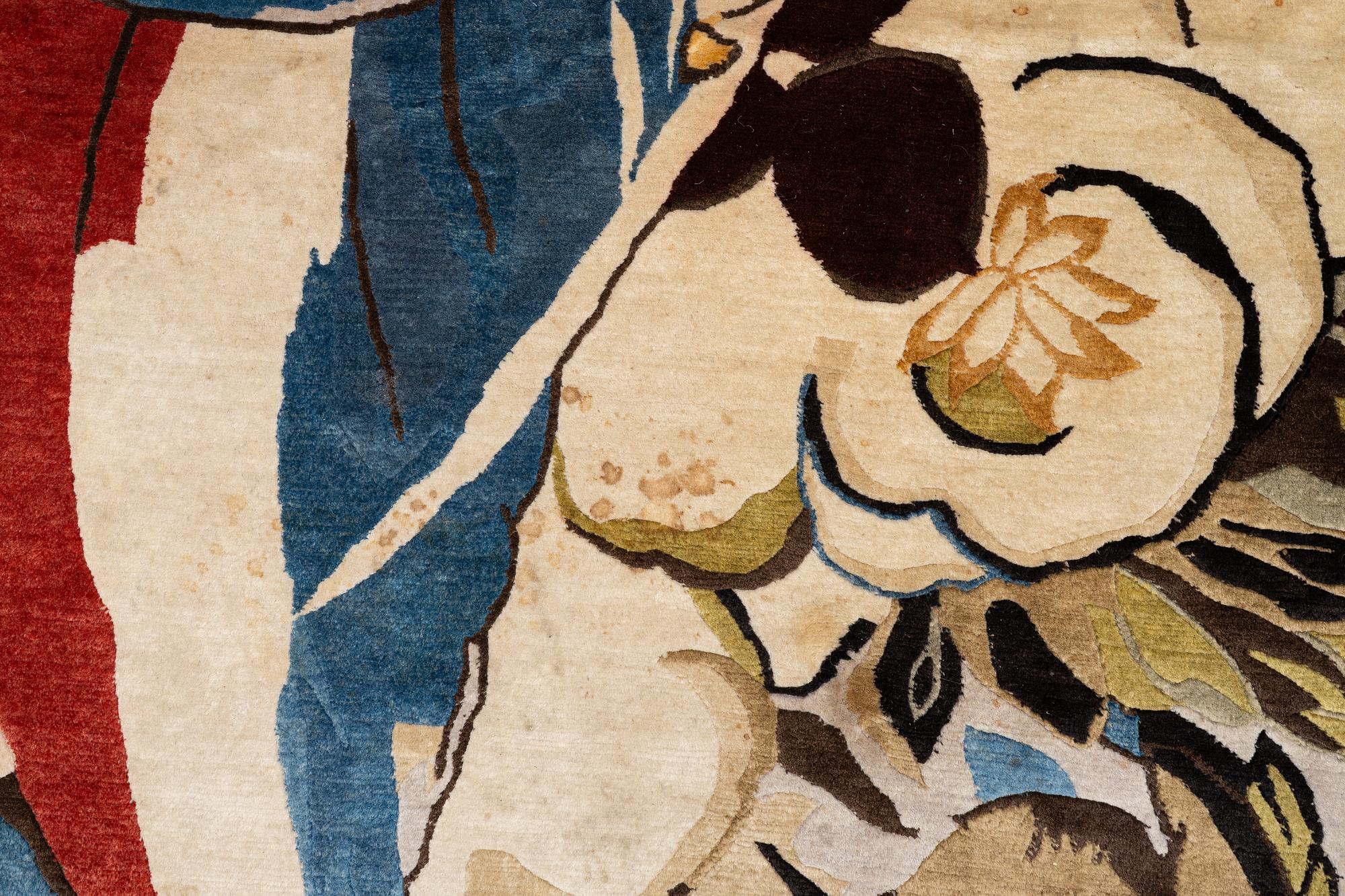 A carpet, c. 460 x 370 cm.