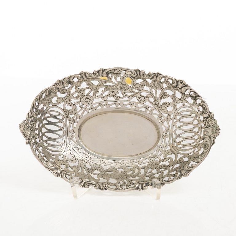 Fats, 3 pcs, silver, marked GAB, total weight approx. 400 g.