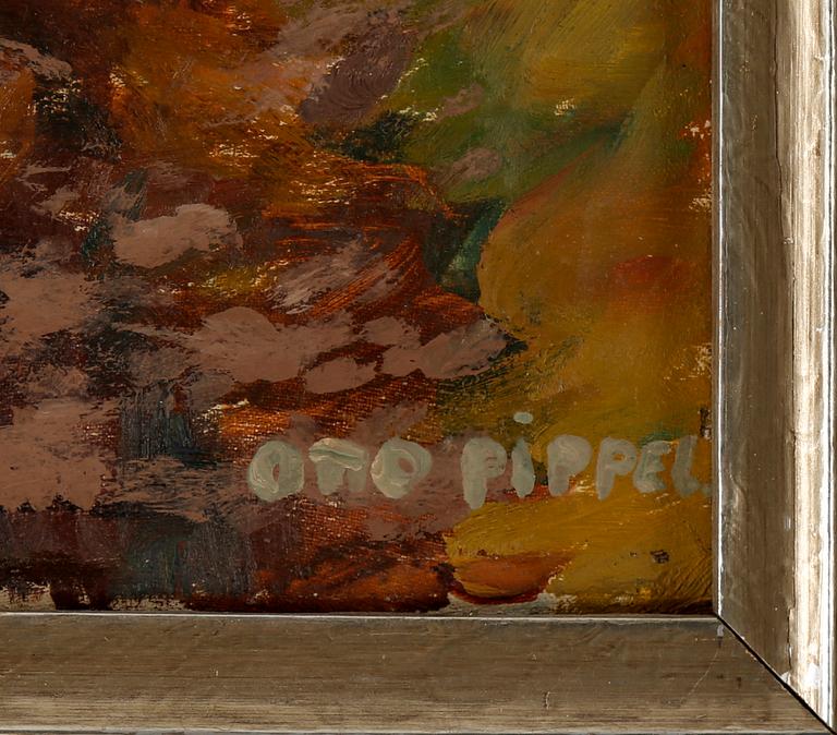 OTTO PIPPEL, olja på duk, signerad.