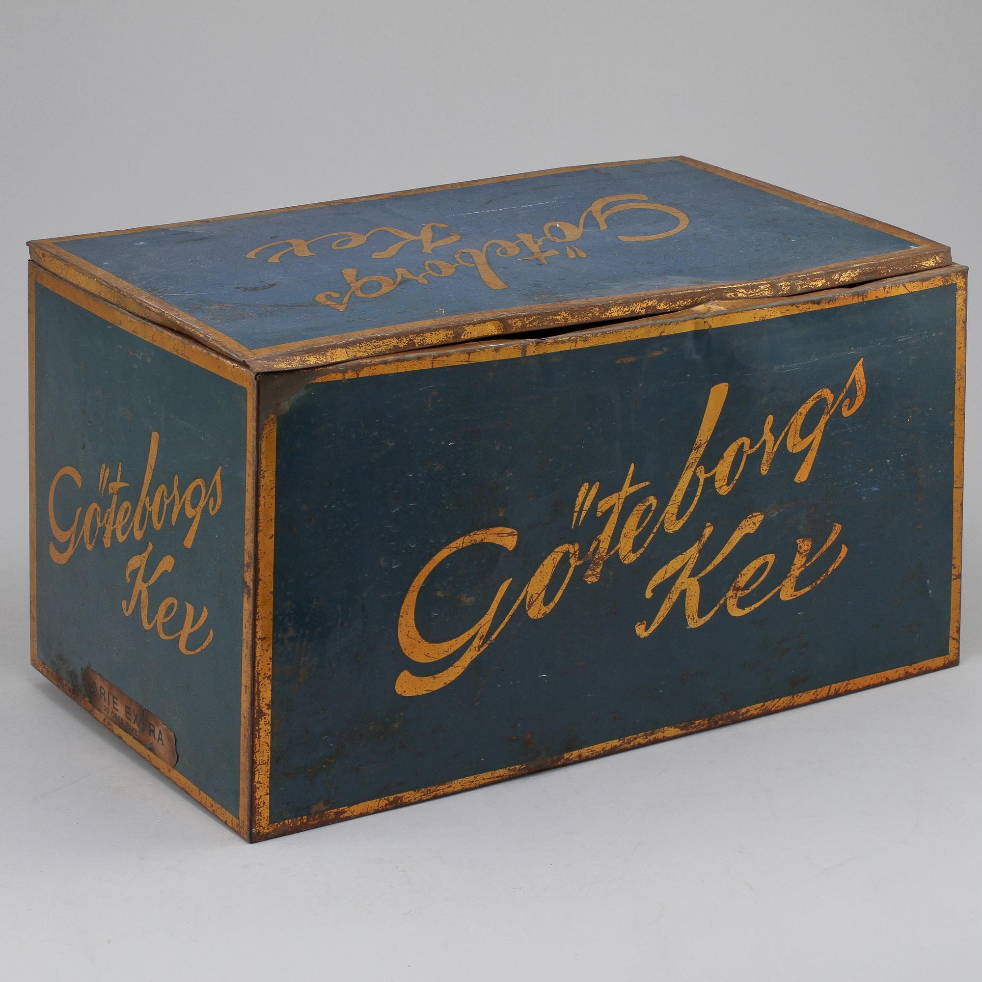 PARTI BURKAR, 6 st, plåt, 1900-tal.