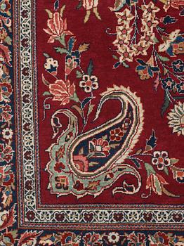 SEMI-ANTIQUE KASHAN. 208 x 133,5 cm.