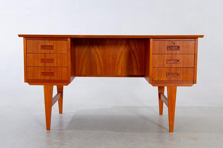 Skrivbord, teak, 1960-tal.
