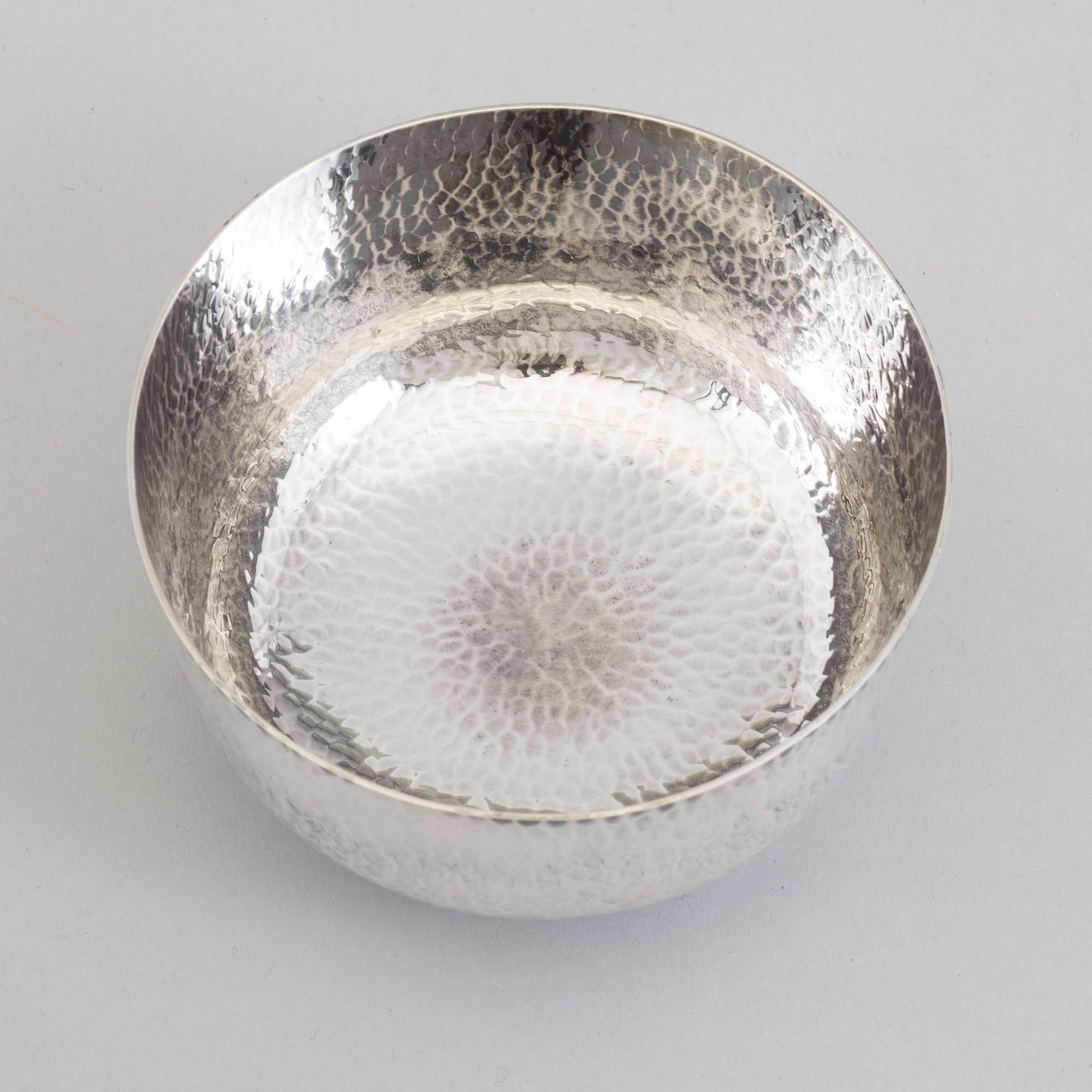 INGRID RÅSTRÖM, skål, silver, Råströms, Stockholm, 1985.