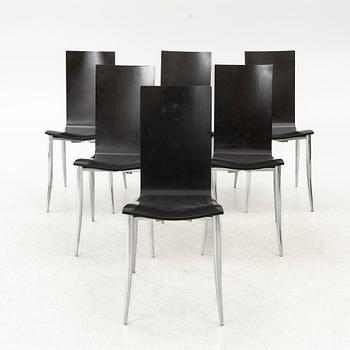 Philippe Starck, Stolar, 6 st, "Olly Tango", Driade, Italien, 2000-tal.