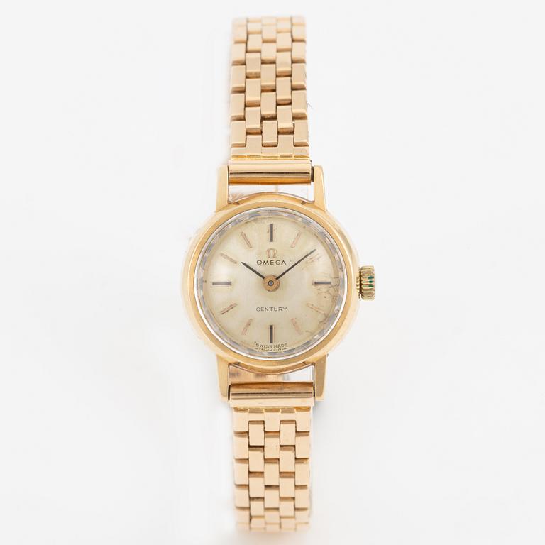 Omega, wristwatch, 18K gold, 19 mm.