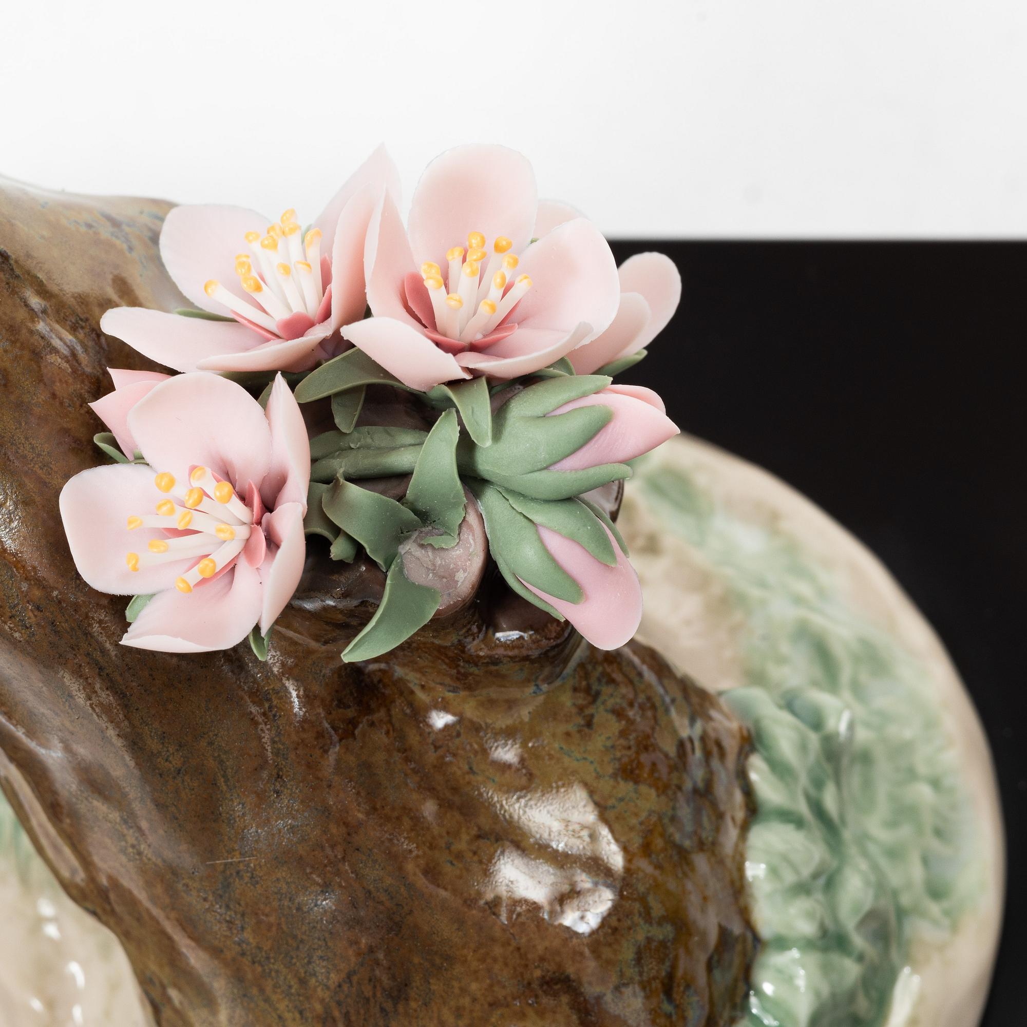Lladró, two figurines, "Warbles for the blossom" and "Blossoming tree", Spain.