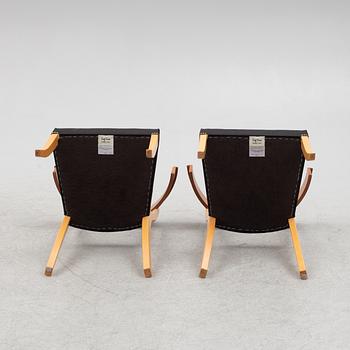 Josef Frank, a set of 4 Klismos chairs, model B 300, Firma Svenskt Tenn, Sweden, 2012.