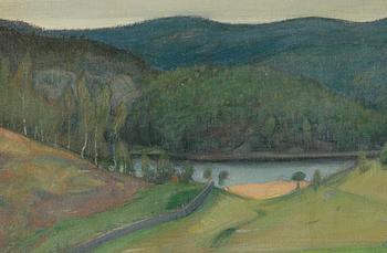 Pekka Halonen, Landscape from Karelia.