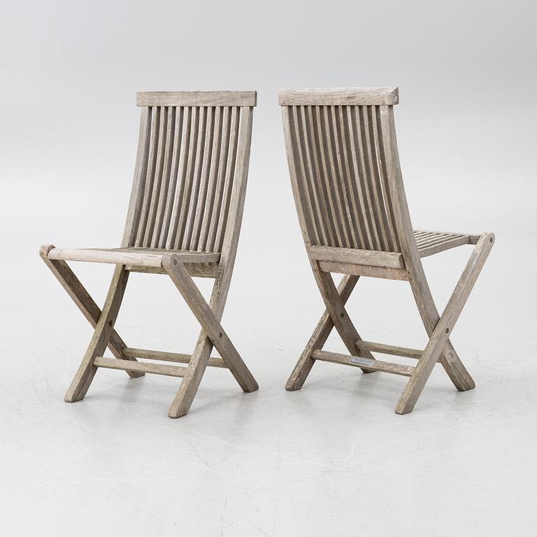 Garden furniture, 5 pieces, Viken and Kargaarden respectively, latter half of the 20th century.