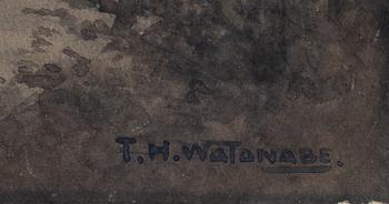 T. H. Watanabe, "Travelling Man in Moon Landscape".