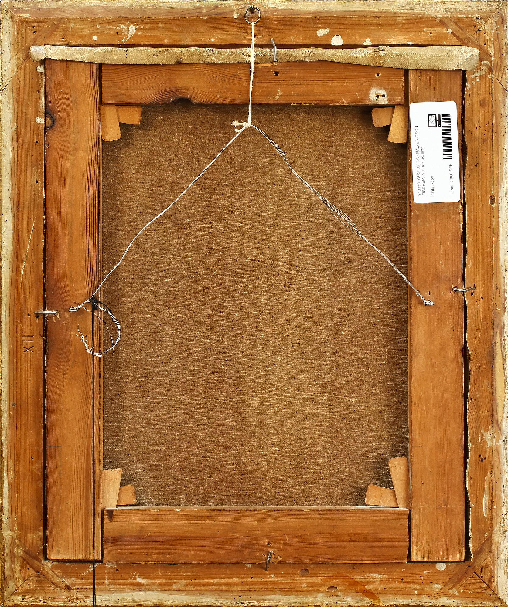 GUSTAF CONRAD ERICSON FISCHER, olja på duk, sign och otydlig dat.