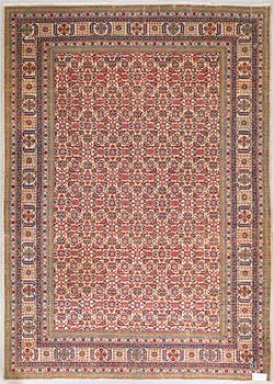 Matta, Täbris, signerad, old/semiantik, 281 x 198 cm.