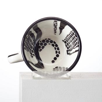 A Roy Lichtenstein 3 pcs dinneware set, Jackson China for Durable Dish Co, New York 1966.