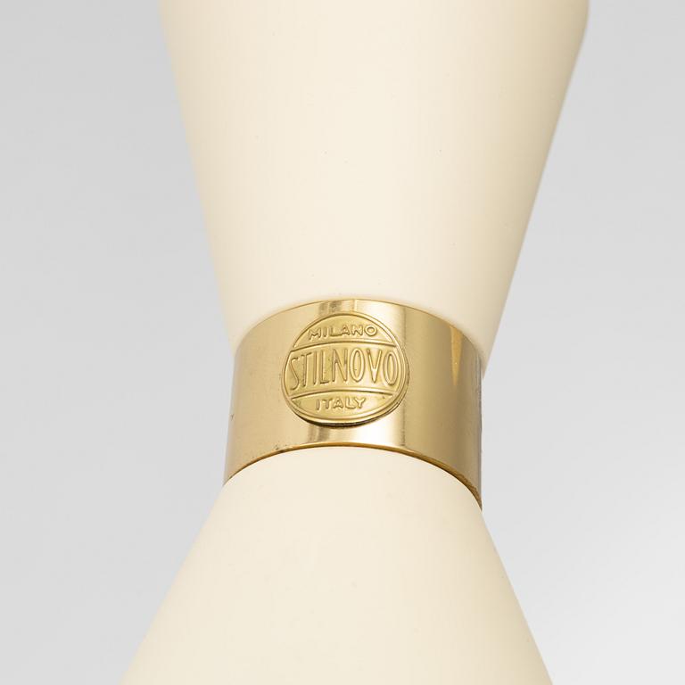 Stilnovo, a brass and marble floor lamp 'c20201, Italy, 2017.