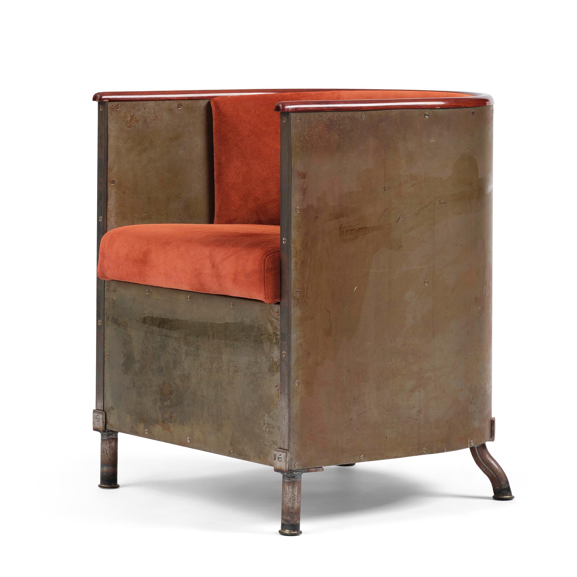 Mats Theselius, a "Järn/Moccafåtöljen" armchair, ed. 157/360, Källemo, Värnamo, post 1994.