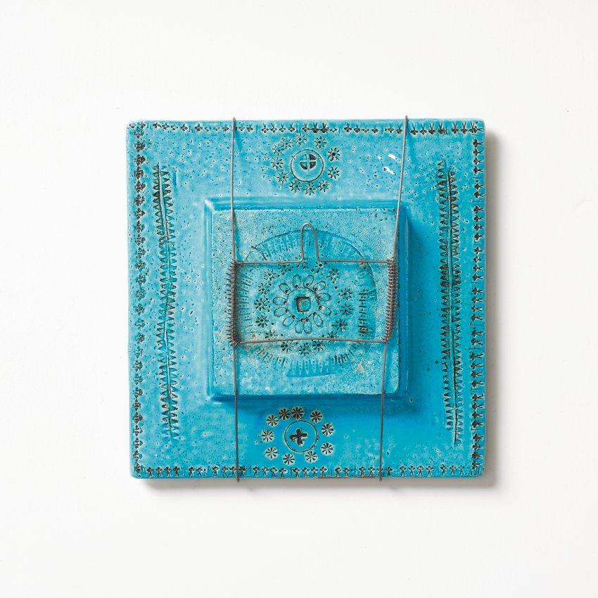 Rut Bryk, a stoneware relief/dish, Finland ca 1960.