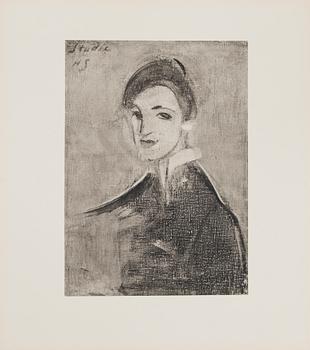 HELENE SCHJERFBECK, mapp med tryckbilder, 48 delar, 1945.