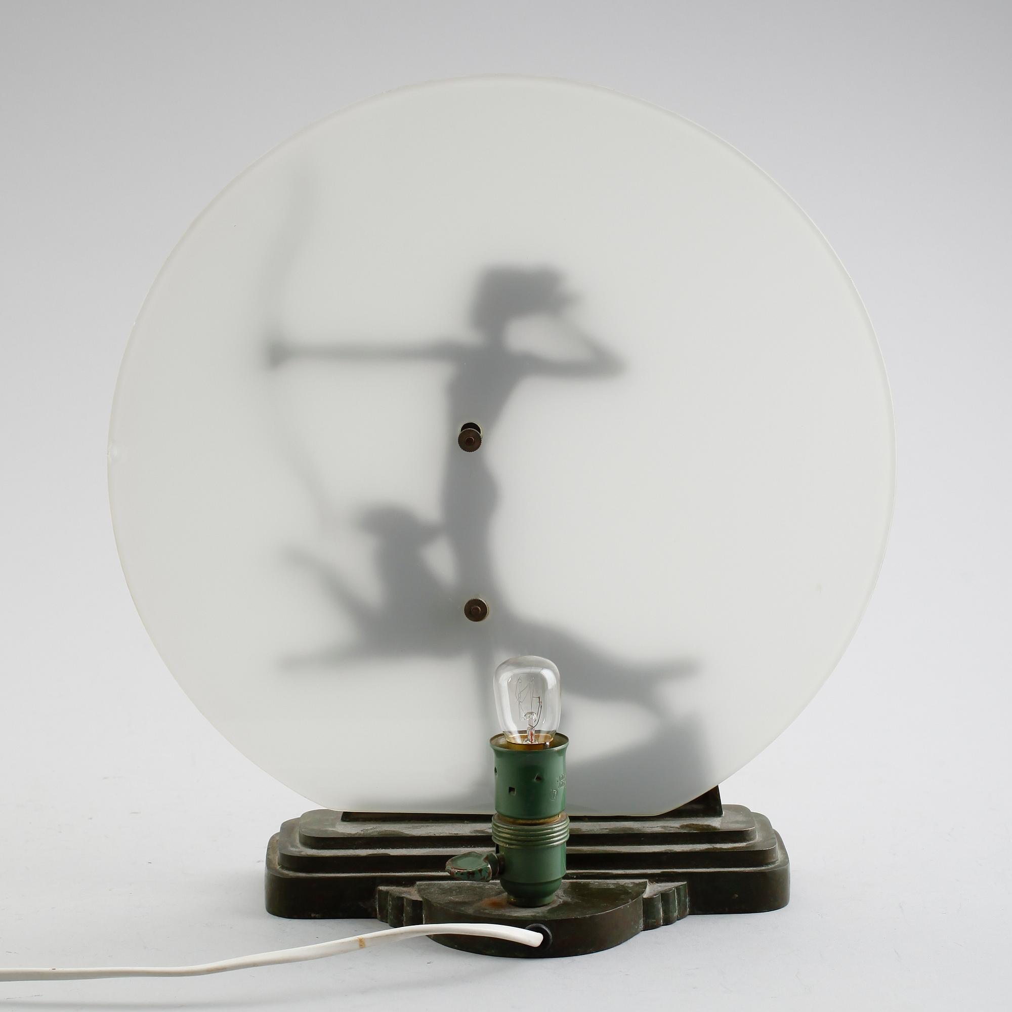 BORDSLAMPA, art déco, 1900-talets första hälft.