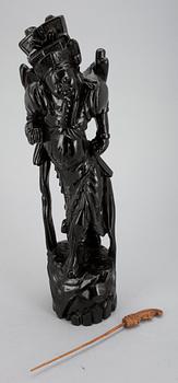 SKULPTUR, Kina, trä, 1900-talets början.