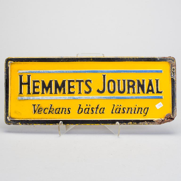 REKLAMSKYLT, 1900-talets mitt.