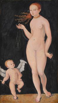 97. Nils von Dardel, Venus and Cupid (Copy after Cranach).